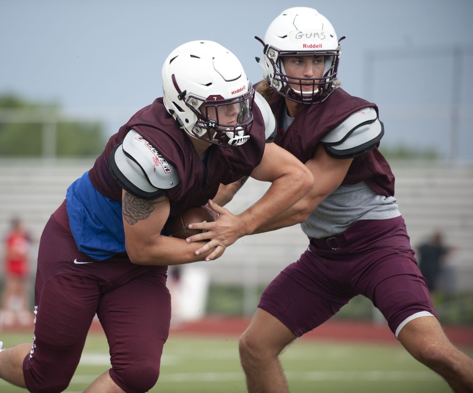 St. Charles West football practice
